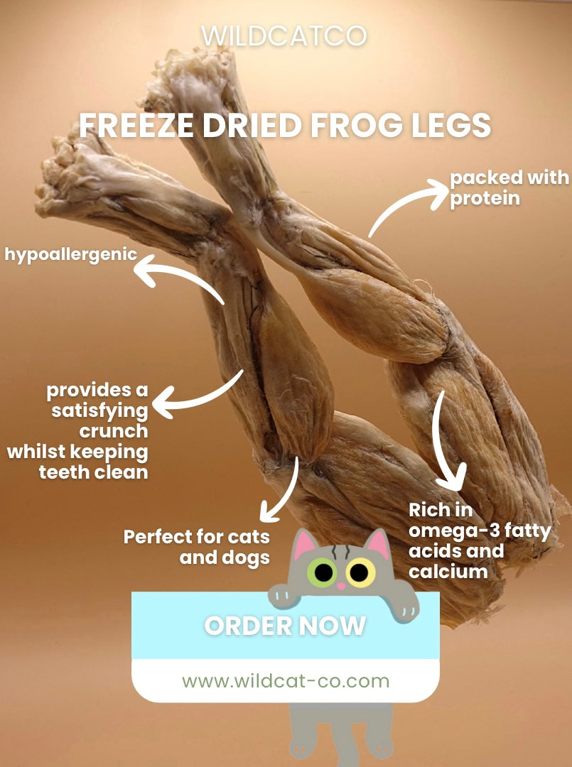 Freeze dried Frog Legs