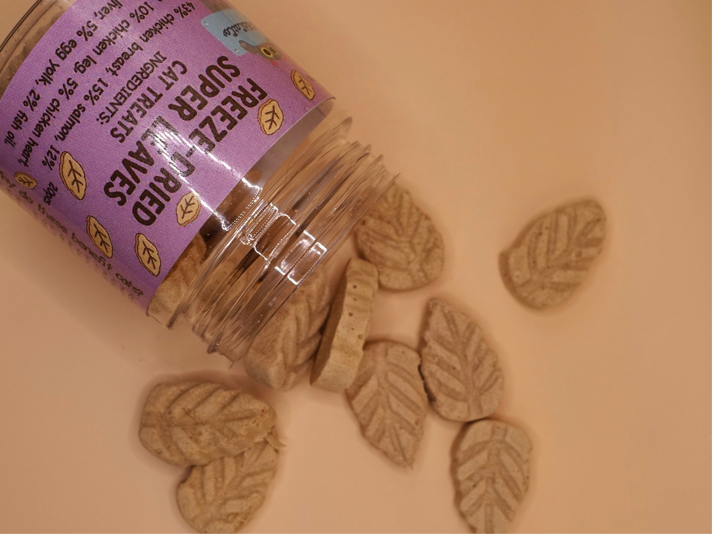 Freeze dried super leaves