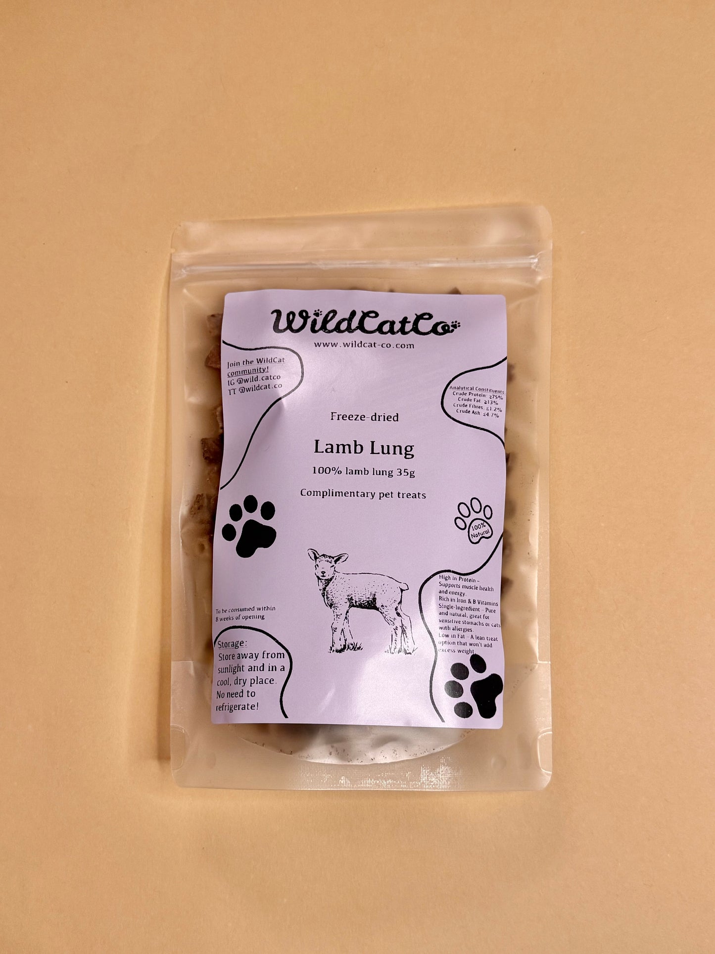 Freeze-dried Lamb Lung