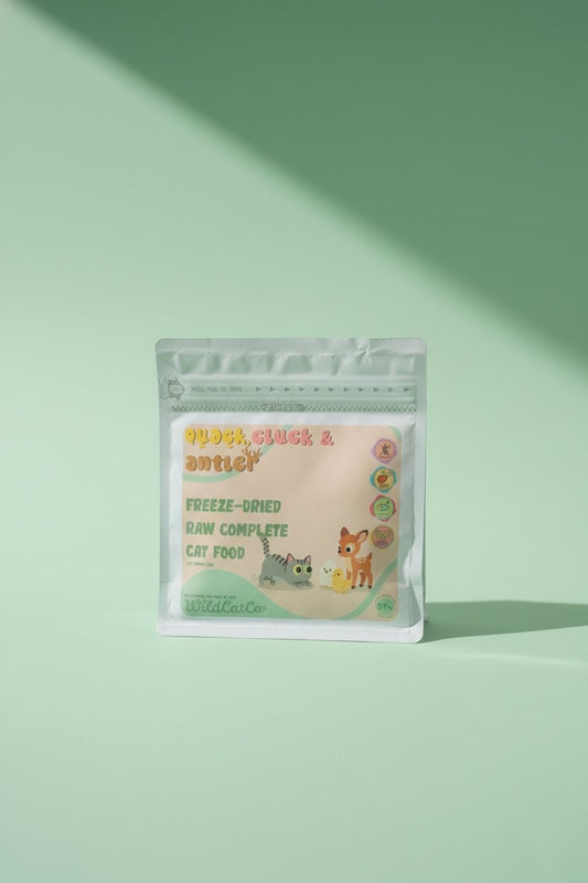 Quack, Cluck & Antler Freeze-dried Raw Complete Cat Food