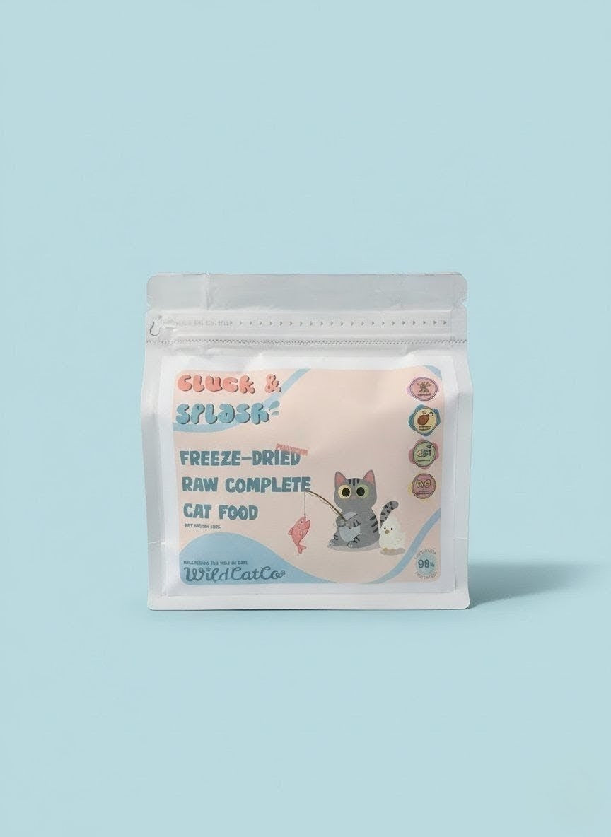 Cluck&Splash Freeze-Dried Raw Complete Cat Food